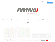 Tablet Screenshot of furtivoskateboarding.com